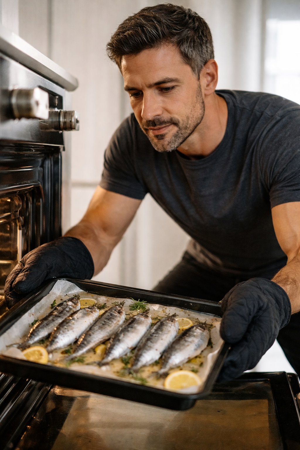 oméga-3 alimentation poisson gras homme actif