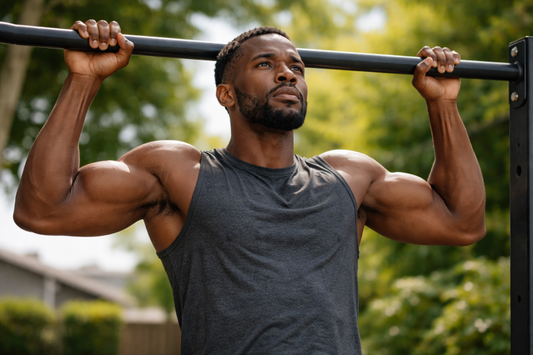 tempo lent poids de corps — traction contrôlée homme 40 ans