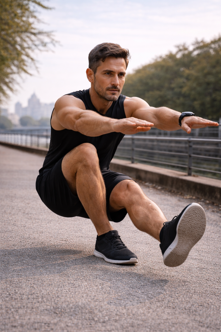guide squats pistol squats homme callisthénie progression