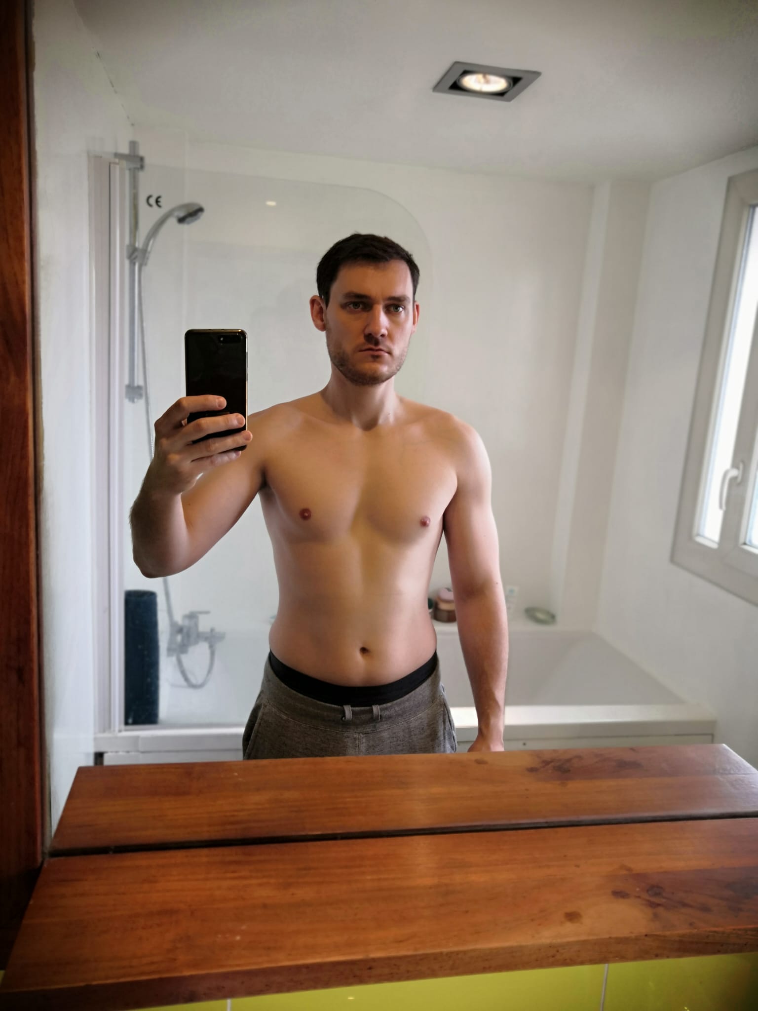 transformation physique après 35 ans, Benjamin avant octobre 2025