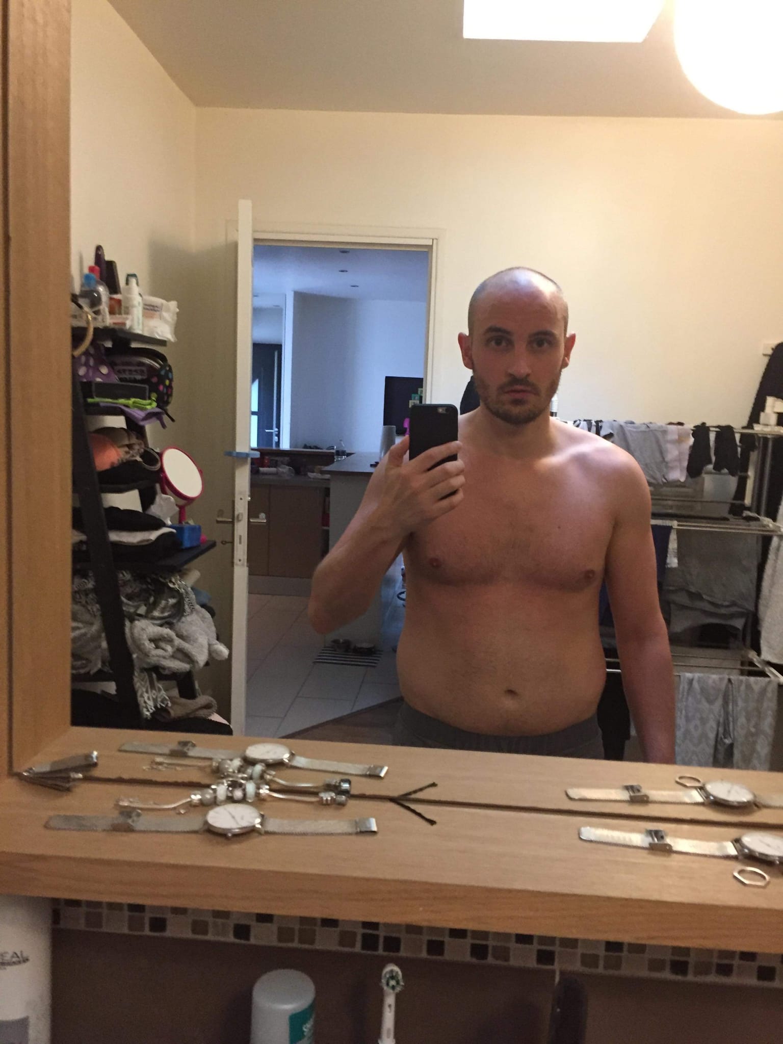 Martin avant transformation sèche 92kg 24% masse grasse