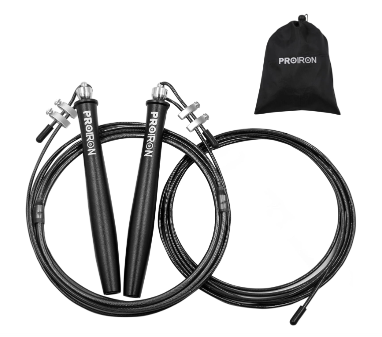 PROIRON corde à sauter acier 4mm roulements vitesse