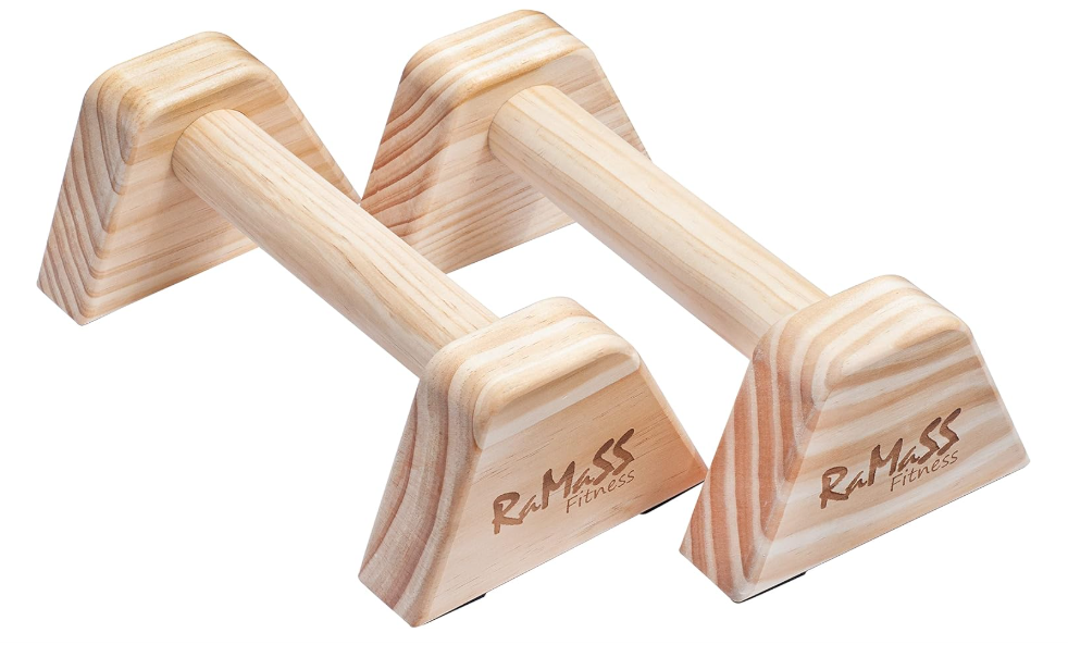 RAMASS Fitness parallettes bois callisthénie portables