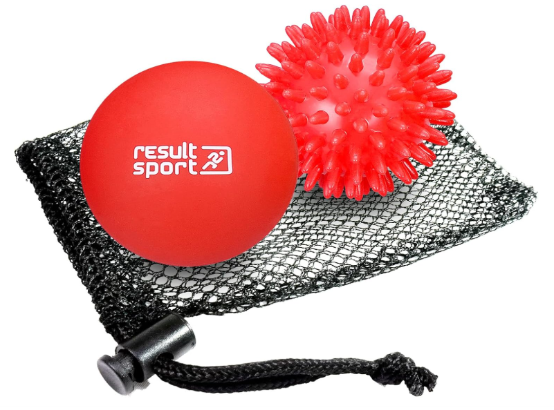 ResultSport balle de massage lacrosse picots relâchement myofascial récupération sport