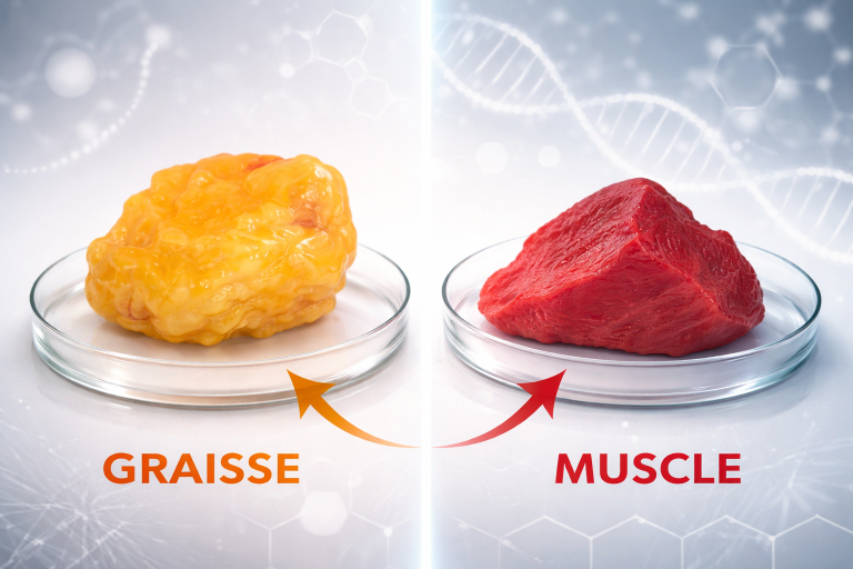 le muscle se transforme en graisse mythe