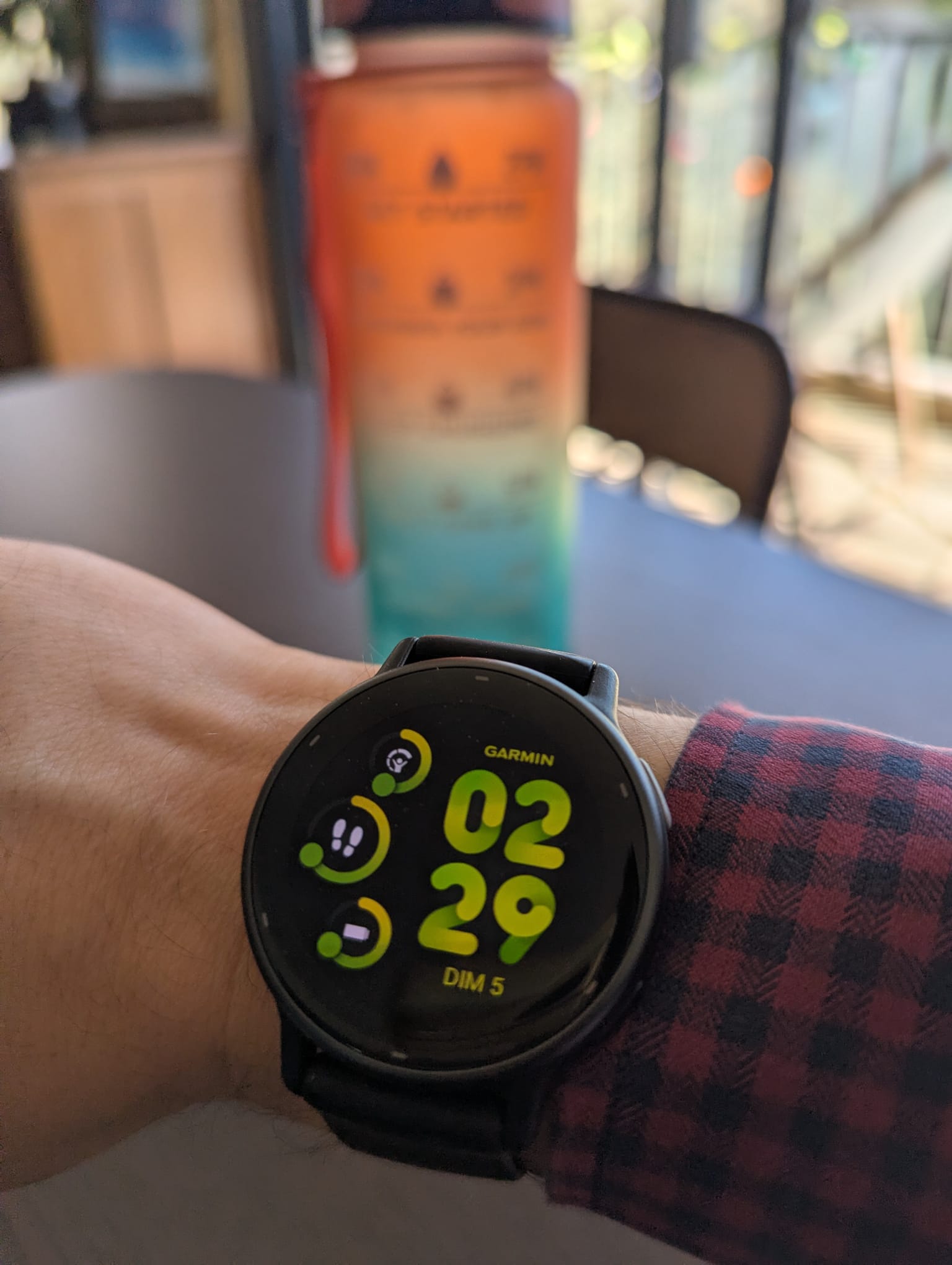 montre connectée sport données Garmin HRV VO2max récupération homme 40 ans