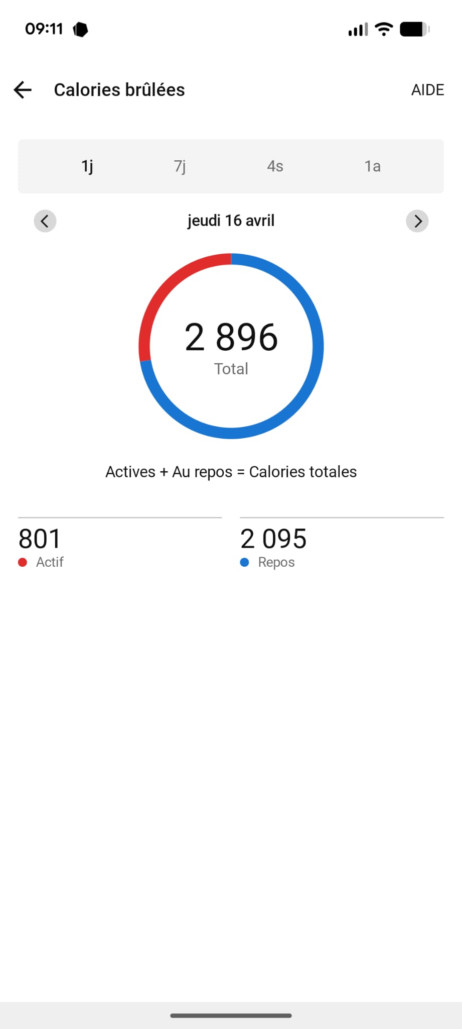 NEAT et TDEE Garmin dépense calorique journée avec musculation