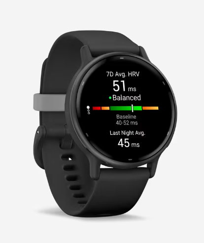 Garmin Vivoactive 5 montre connectée tracking dépense calorique synchro Yazio