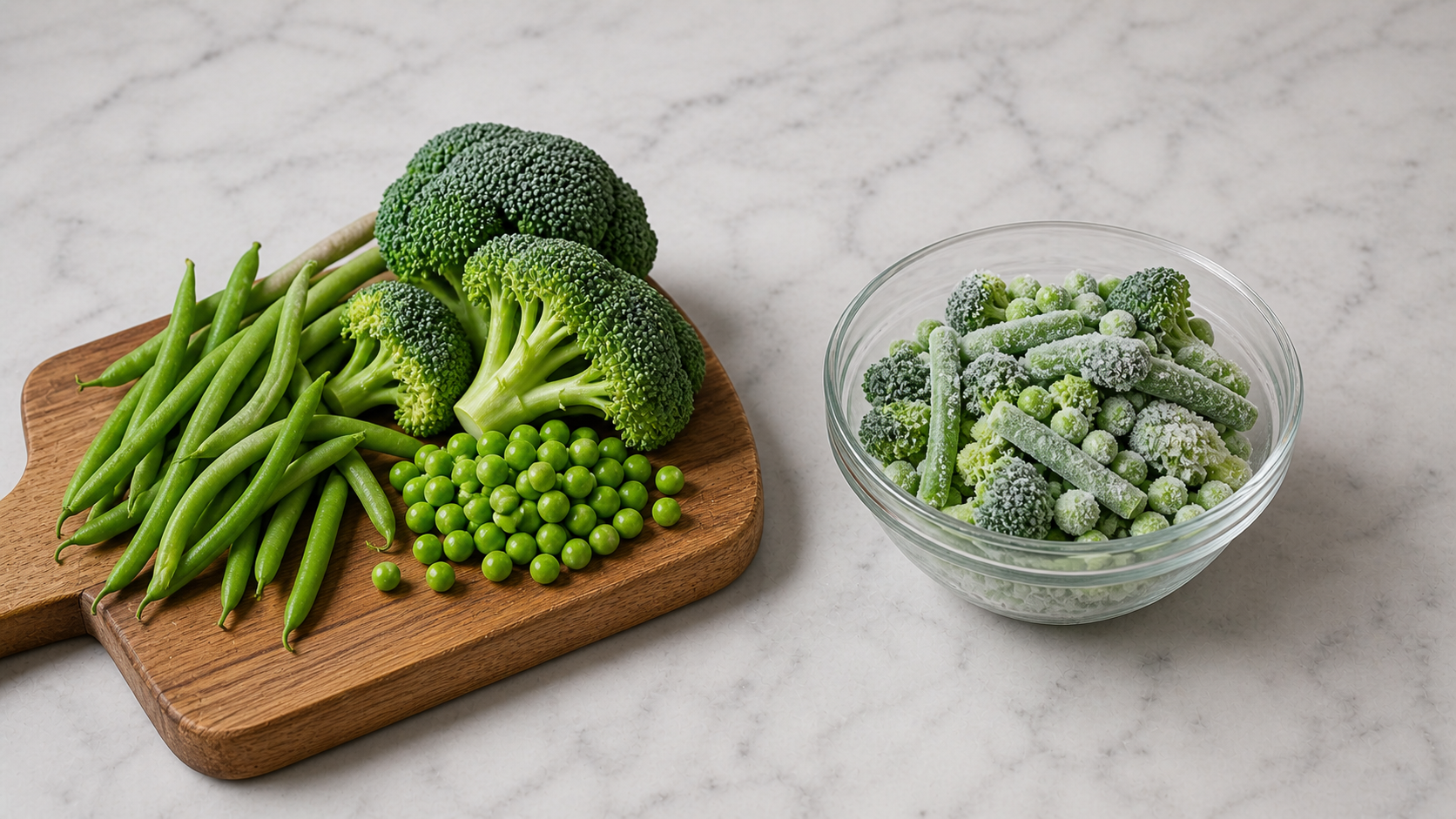 Légumes surgelés vs frais comparaison qualité nutritionnelle vitamines conservation