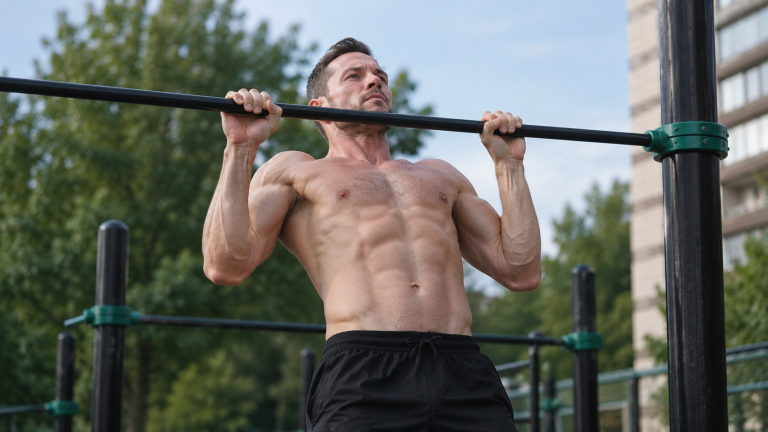 Programme callisthénie intermédiaire chest-to-bar pistol squat L-sit progression