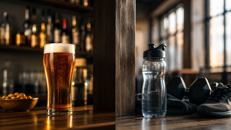Bière après le sport récupération musculaire alcool synthèse protéique