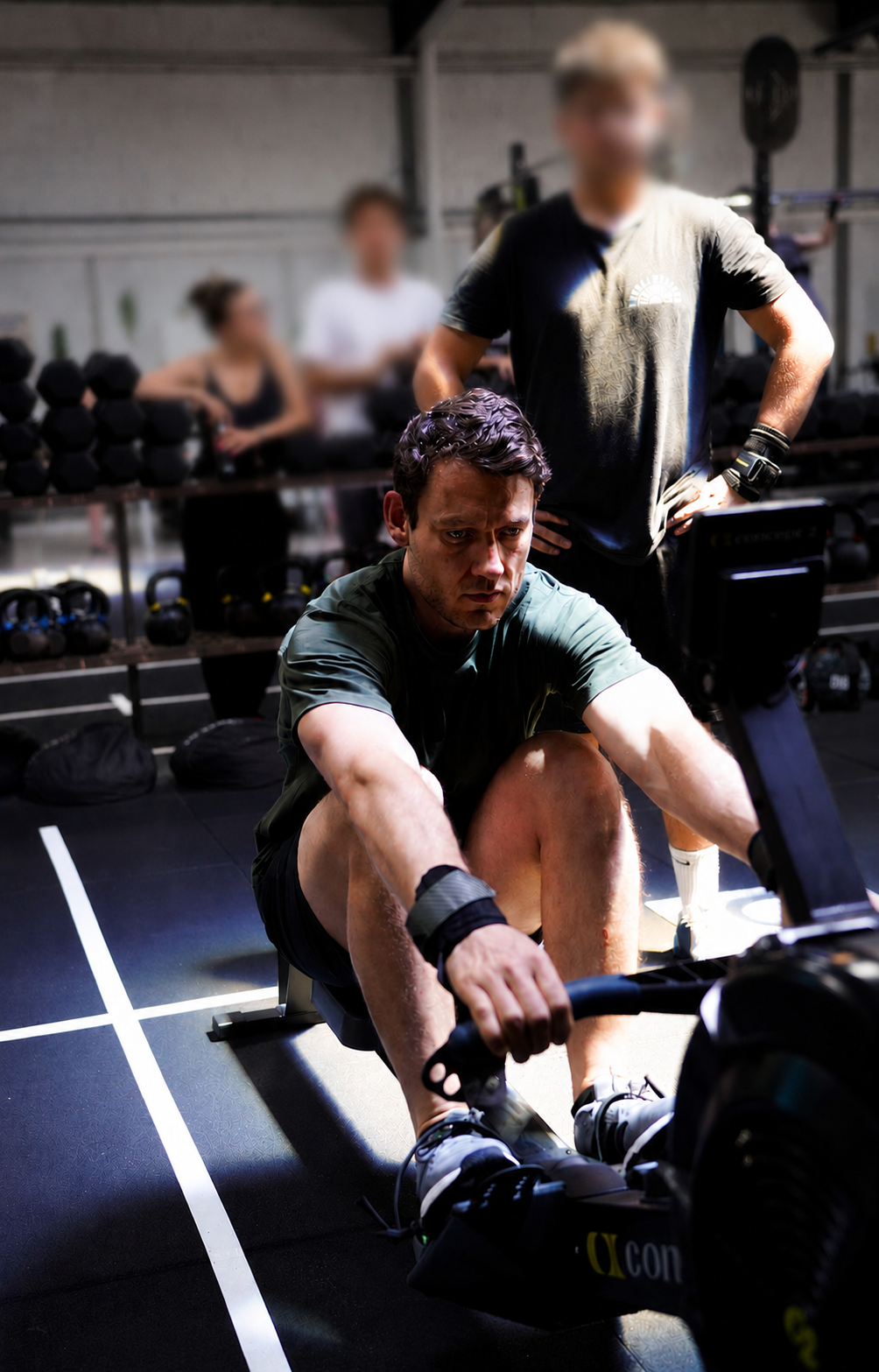 Benjamin rameur CrossFit Naveli Atlanta compétition interne encouragement communauté